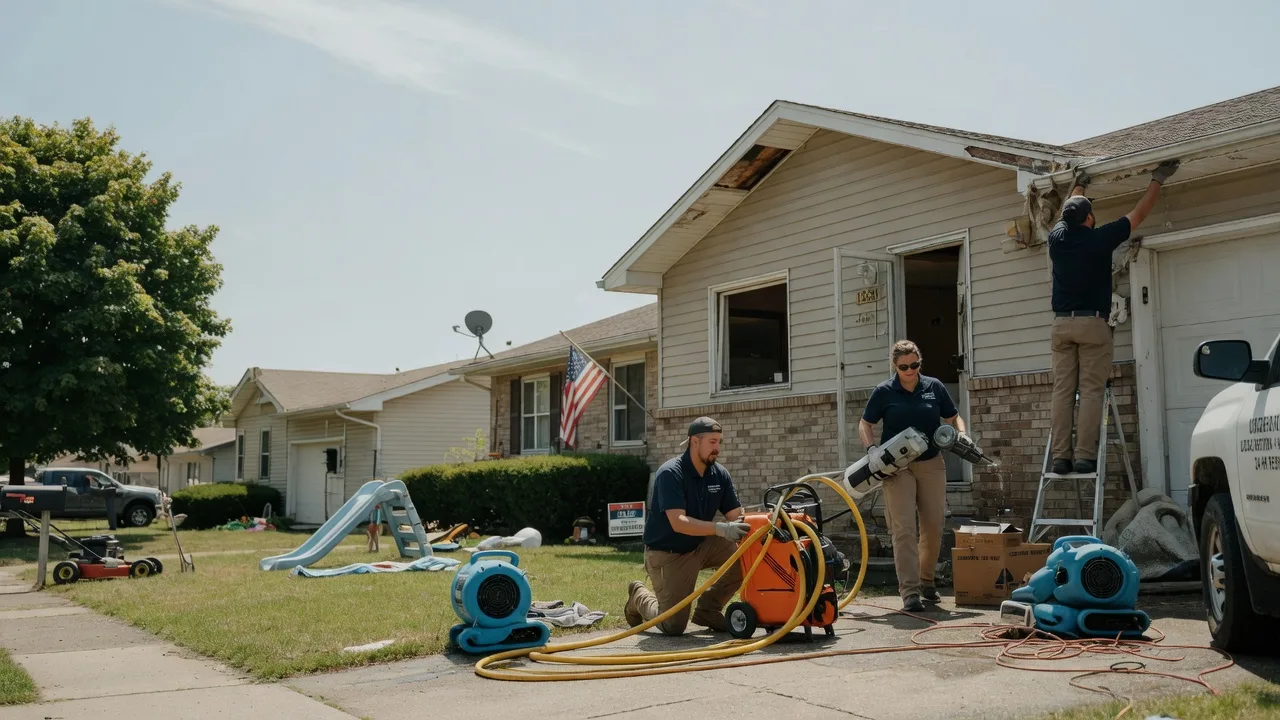Water Damage Restoration in Evansville, WI near me